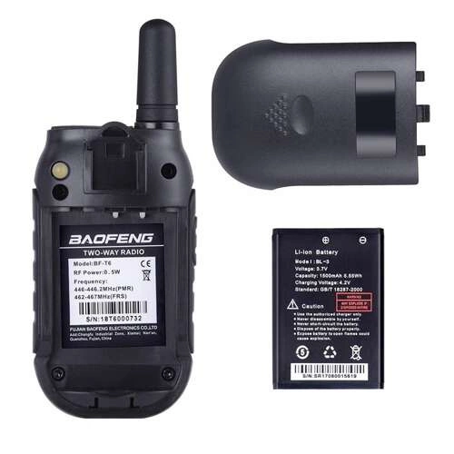 Krótkofalówka Walkie-talkie Baofeng BF-T6 Panda Black PMR pol_pl_Krotkofalowka-Walkie-talkie-Baofeng-BF-T6-Panda-Black-PMR-45565_4