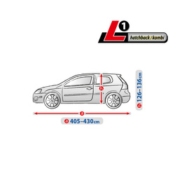 Husa auto Optimal Garage II Membrane L1 hatchback/break