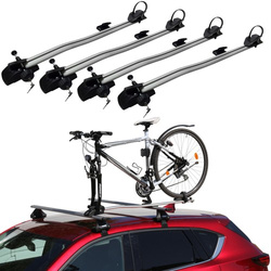 Aguri Marathon Basic Silver Uchwyt rowerowy na dach