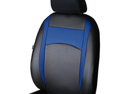 Huse pentru scaune auto Pok-Ter Design Leather Piele Albastru