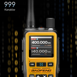 Baofeng UV-5R EU MINI PORTOCALIU walkie-talkie VHF UHF LOT BAND