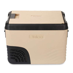 Frigider portabil de voiaj auto cu compresor Yolco KX40 Sand 34L