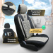 Huse auto Paris, din piele, ergonomice, set complet – bej