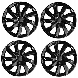  Set 4 capace jante 14" Stig negru 