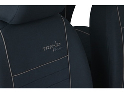 Huse pentru scaune auto Pok-Ter Trend Line din material culoare gri