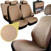 Huse pentru scaune auto Auto-Dekor Prestige Alcantara Bej