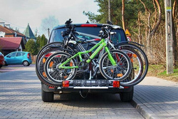 Suport de biciclete Amos TYTAN 4, pentru 4 biciclete, Negru/Argintiu