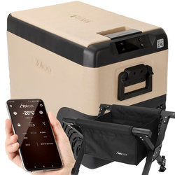 Frigider portabil de voiaj auto cu compresor Yolco KX40 Sand 34L