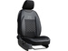 Husa Auto cu Suport Lombar, Model POK-TER Motive, Universala, Culoare Negru