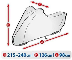  Husa auto protectie exterioara Kegel motocicleta L 215-240/126/98cm huse moto 