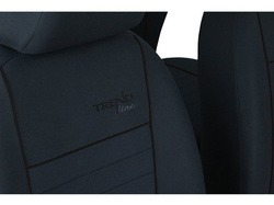Huse pentru scaune auto Pok-Ter Trend Line 2+1 BUS Negru