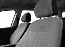 Huse pentru scaunele din fata 1+1 Auto-Dekor Prestige Alkantara Gri