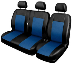 Huse pentru scaune auto BUS Auto-Dekor Comfort 2+1 Albastru