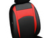 Huse pentru scaune auto Pok-Ter Design Leather Piele Rosu