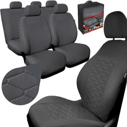 Huse pentru scaune auto Auto-Dekor Modern MP2 Piele Ecologica Gri