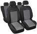Huse pentru scaune auto Auto-Dekor Elegance din material textil Auto-Dekor Elegance Popiel 2 Gri