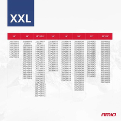 Lanțuri de zăpadă textile mărimea XXL EN16662-1 Önorm V5121 2 buc.