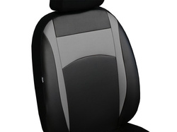 Huse pentru scaune auto Pok-Ter Design Leather Piele Gri
