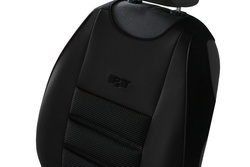 Saltea presată pentru scaunul din față al mașinii Pok-Ter Leather Ergonomic Negru