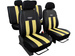 Set huse auto GT Pok-Ter din alcantara si piele ecologica, Bej