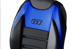 Saltea lombară husă pentru scaun auto Pok-Ter GT Ergonomic albastru