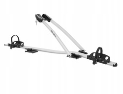 Suport biciclete Aguri Acuda 3 cu prindere pe bare transversale, Argintiu