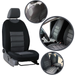 Husa matlasata pe scaunul din fata VIP ERGONOMIC MODELUL 1, culoare negru