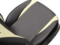Huse pentru scaune auto Pok-Ter Design Leather Piele Bej