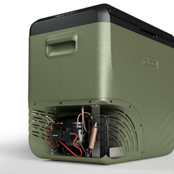 Frigider portabil de voiaj auto cu compresor Yolco NX50 Green 47L 12V 24V 240V