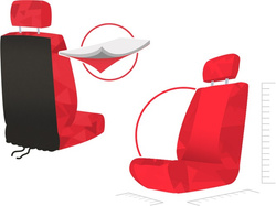 Huse pentru scaune auto Pok-Ter Design Leather Piele Albastru