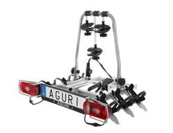 Aguri Cruiser Ultimate 3 Platforma de bagaje pentru 3 biciclete 13pini Argintiu