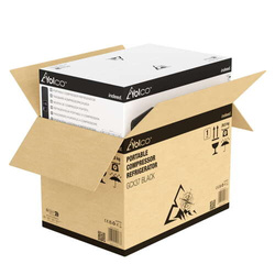Frigider portabil de voiaj auto cu compresor Yolco GCX37 Black 37L 12V 24V + Baterie modulară Yolco