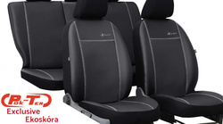 Huse pentru scaune auto Pok-Ter Alkantara piele Bej