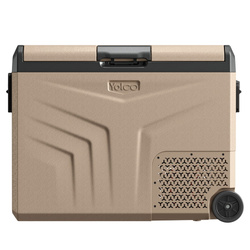 Lada frigorifica auto profesionala cu compresor Yolco TCX60 SAND 63L + baterie modulara + panou solar 200W