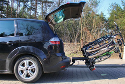 Suport de biciclete, Thule Velocompact 926, Pentru 3 biciclete, Negru