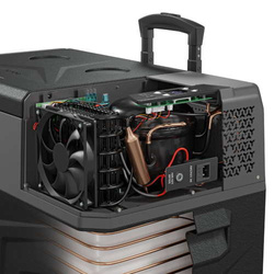 Frigider turistic cu compresor  USB bluetooth 5.0 Yolco BCX50 CARBON 47L 12V 24V 100-230V