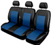 Huse pentru scaune auto BUS Auto-Dekor Comfort 2+1 Albastru