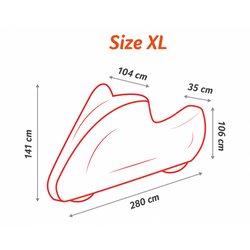 Prelata Husa de protectie pentru motocicleta PURE XL pe tot parcursul anului