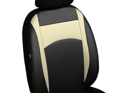 Huse pentru scaune auto Pok-Ter Design Leather Piele Bej