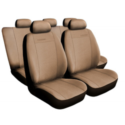Huse pentru scaune auto Auto-Dekor Prestige Alcantara Bej
