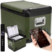 Frigider portabil de voiaj auto cu compresor Yolco GCX37 Green 37L