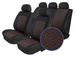 Huse pentru scaune auto Atra Comfort T12 Negru-Rosu 9 piese