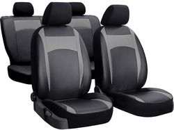 Huse pentru scaune auto Pok-Ter Design Leather Piele Gri