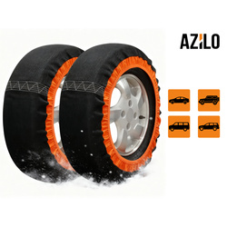  Lanturi de zapada textile AZILO Snow Sock M, Bionic Fiber, omologate, montaj rapid, cu geanta 