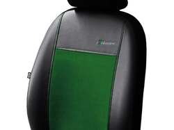 Huse pentru scaune auto Pok-Ter Alkantara piele Verde
