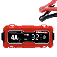 Incarcator Automat pentru Baterie Auto 12V 4A cu Mod Reparare si Ecran LCD