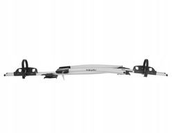 2x Suport biciclete Aguri Acuda 3 cu prindere pe bare transversale, Argintiu
