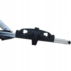 4x Suport biciclete Aguri Acuda 3 cu prindere pe bare transversale, Argintiu