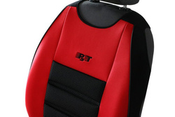 Saltea presată pentru scaunul din față al mașinii Pok-Ter Leather Ergonomic Rosu