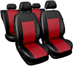 Huse pentru scaune auto Auto-Dekor Comfort Piele Ecologica Rosu